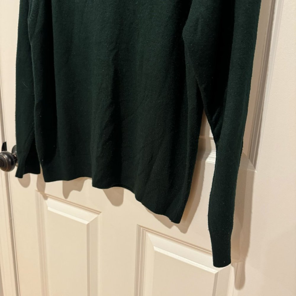 Vintage Designer's Originals Green Turtleneck Sweater Made in USA - Size Large - Picture 3 of 7